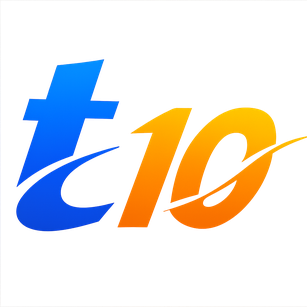 t 10 লোগো
